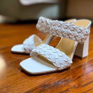 White Slip on Sandal 👡